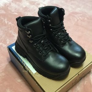 Shoes For Crews Black Work Boot Steel Toe